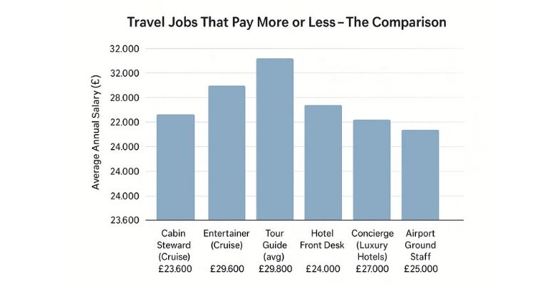 Travel Jobs Pay Comparison