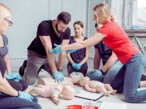 Emergency first aid at work