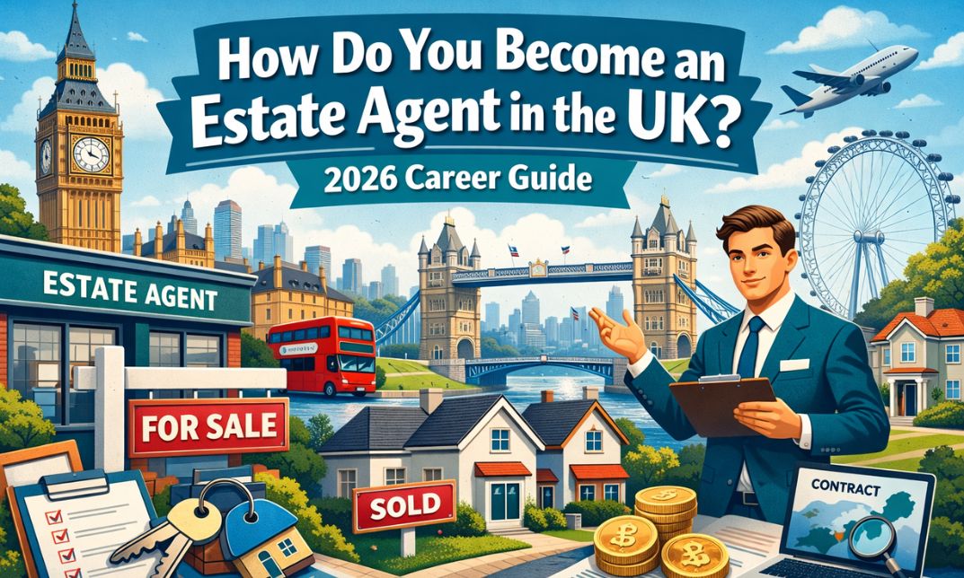 how do you become an estate agent in the uk