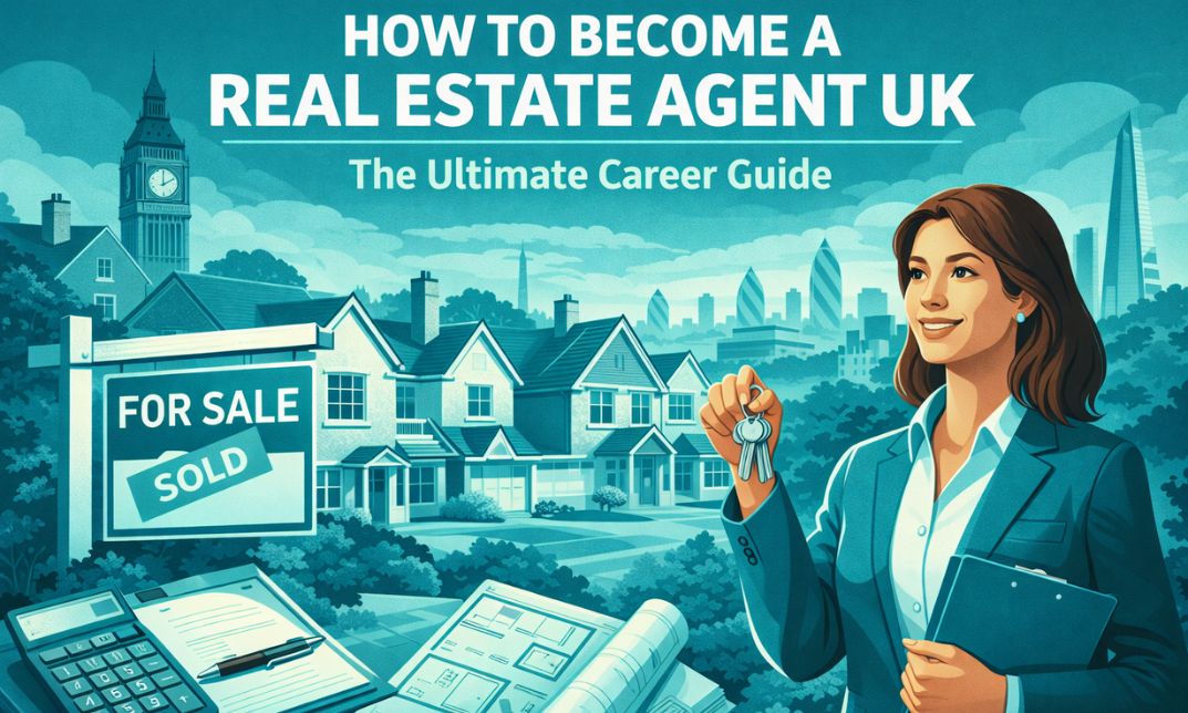 how to become a real estate agent uk