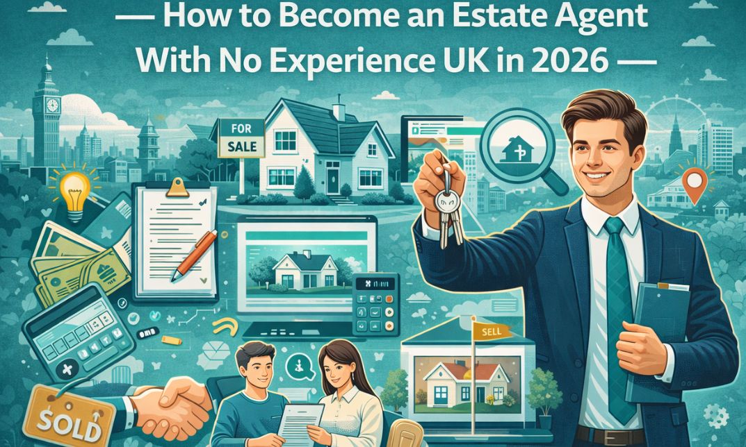 how to become an estate agent with no experience uk