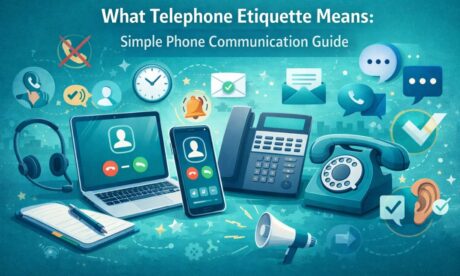 telephone etiquette means