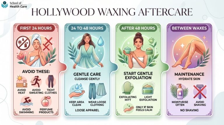 hollywood wax Aftercare