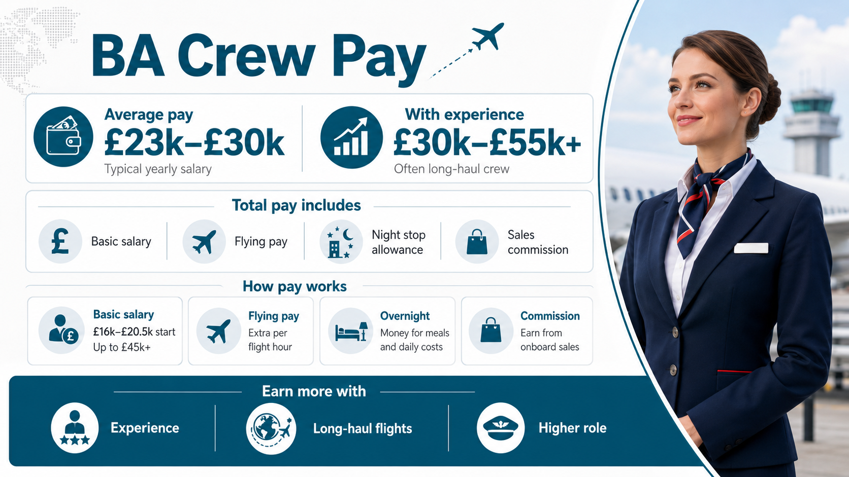 British Airways Flight Attendant Salary
