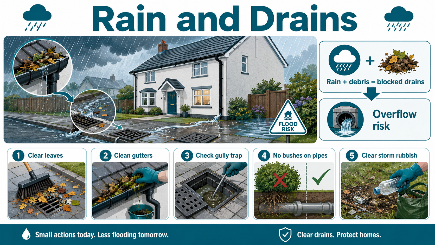 How Does Heavy Rain Affect Your Drains