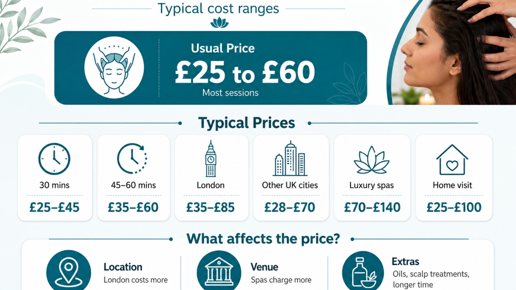 How Much Does Indian Head Massage Cost in the UK