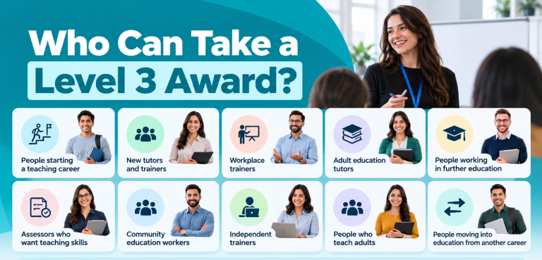 Who Can Take a Level 3 Award in Education and Training